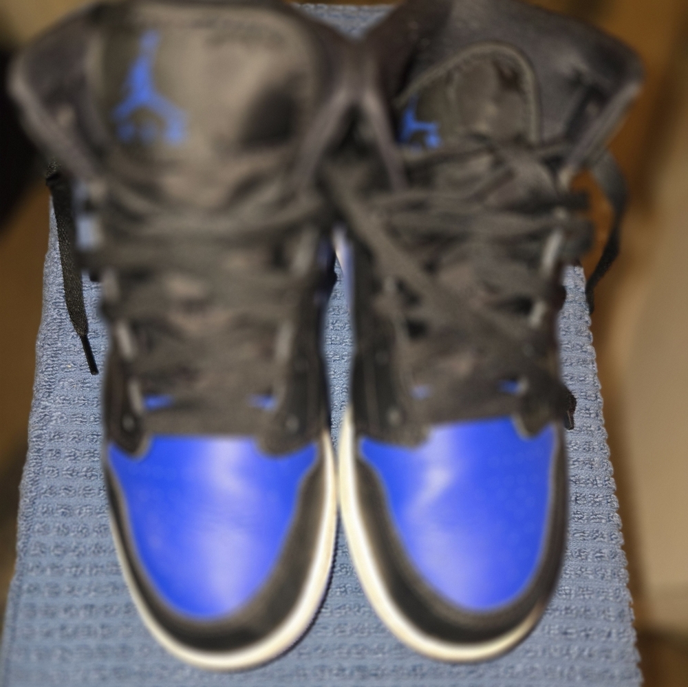 Nike Kids Sneakers - Black and Blue
